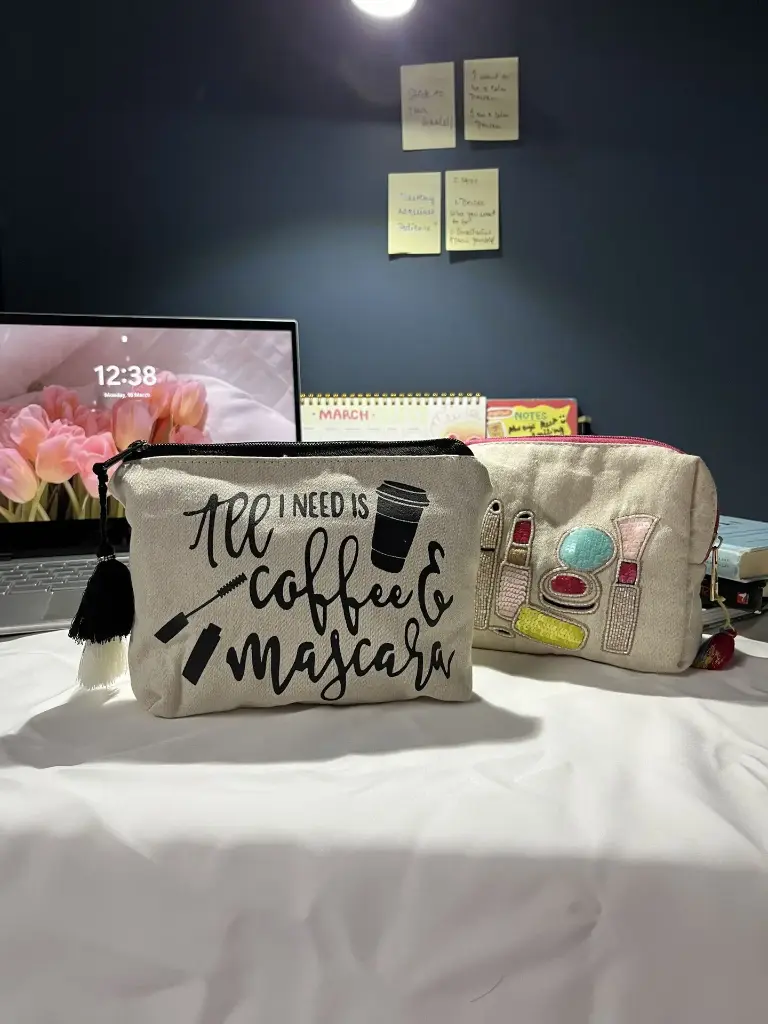 Hand Embroidered Make-up Pouch