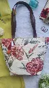 Printed Floral Tote Bag