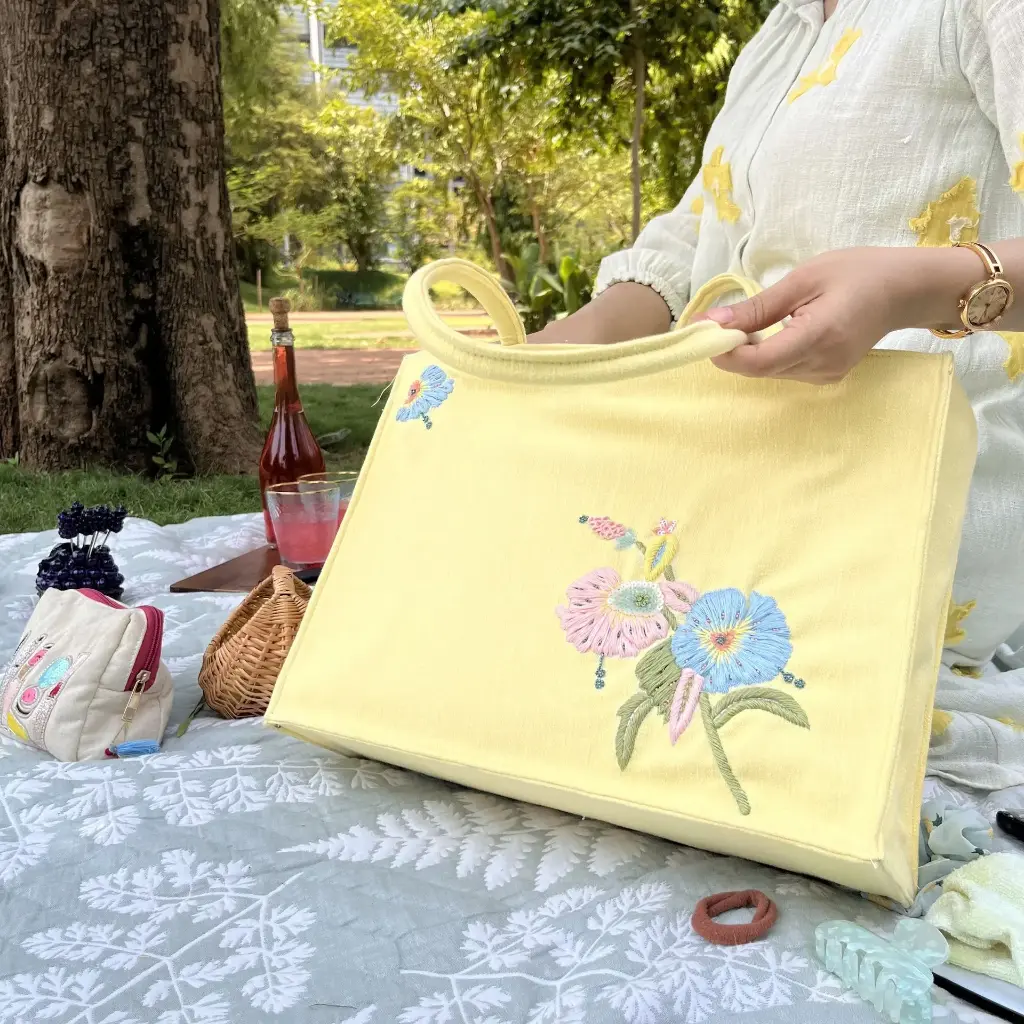 Summer Box Bag (Yellow)