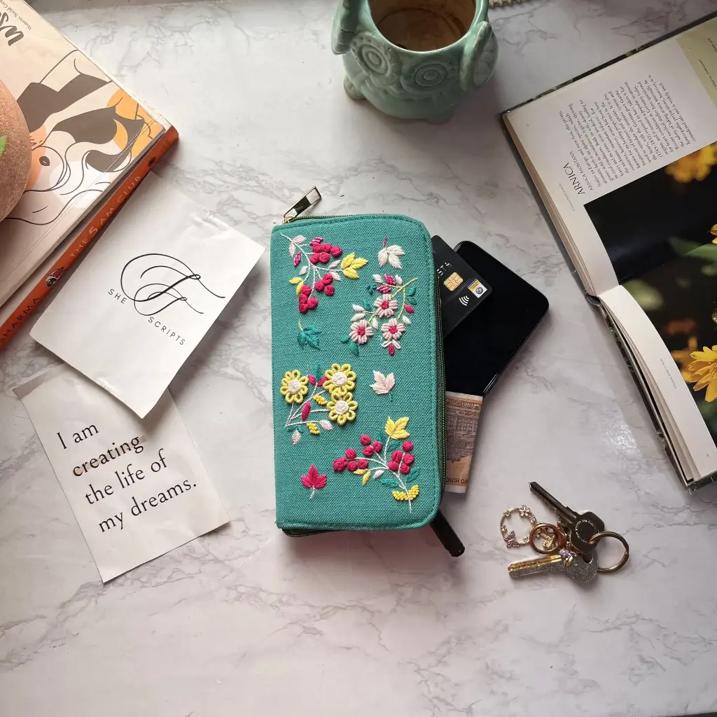 Wild Flower Wallet