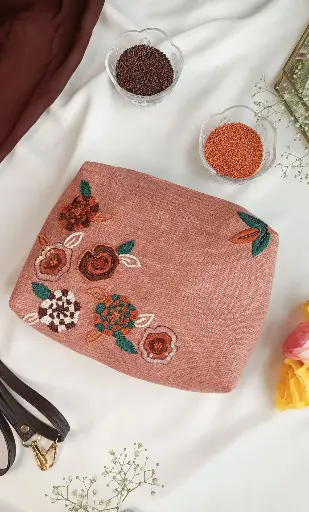 Earthy Pouch cum Sling Bag (only 2 pieces left )