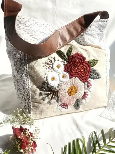 Lace Floral Bag